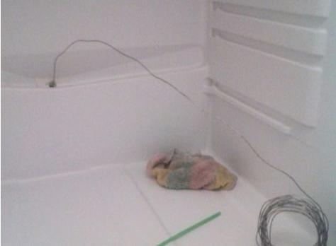 冰箱漏水孔堵塞怎么办？(冰箱门弧度是多少度)  第2张